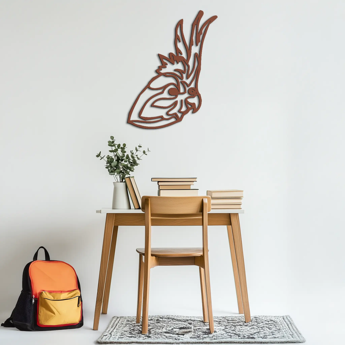 Rooster Metal Wall Art - Modern Farmhouse Steel Decor - KAF037 by Enova Art