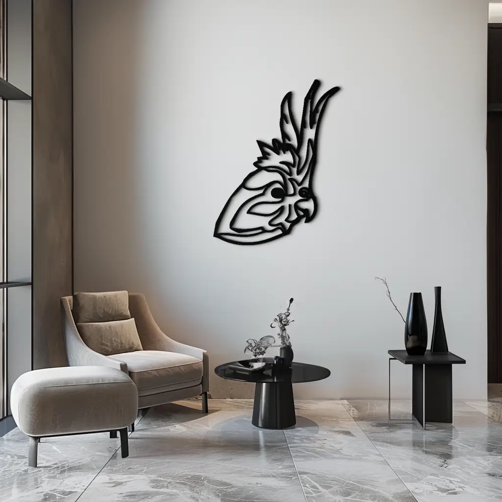 Rooster Metal Wall Art - Modern Farmhouse Steel Decor - KAF037 by Enova Art