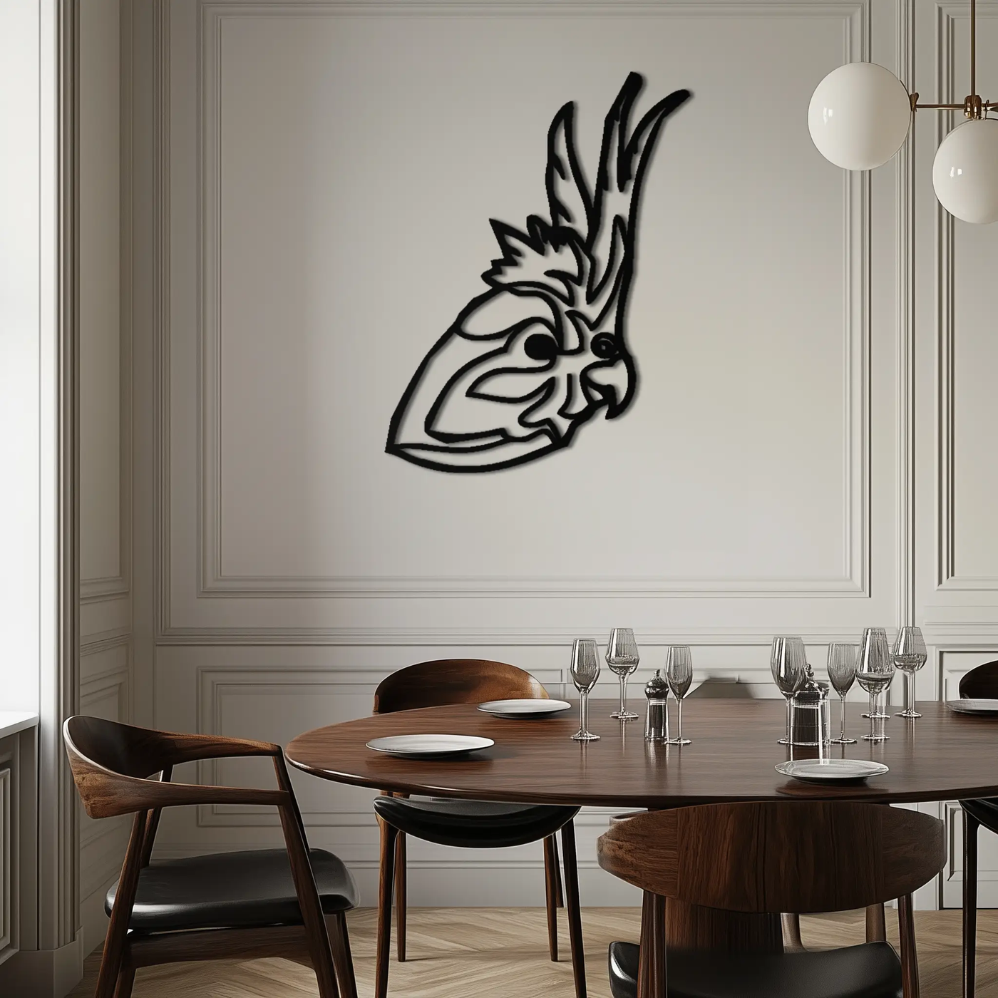 Rooster Metal Wall Art - Modern Farmhouse Steel Decor - KAF037 by Enova Art