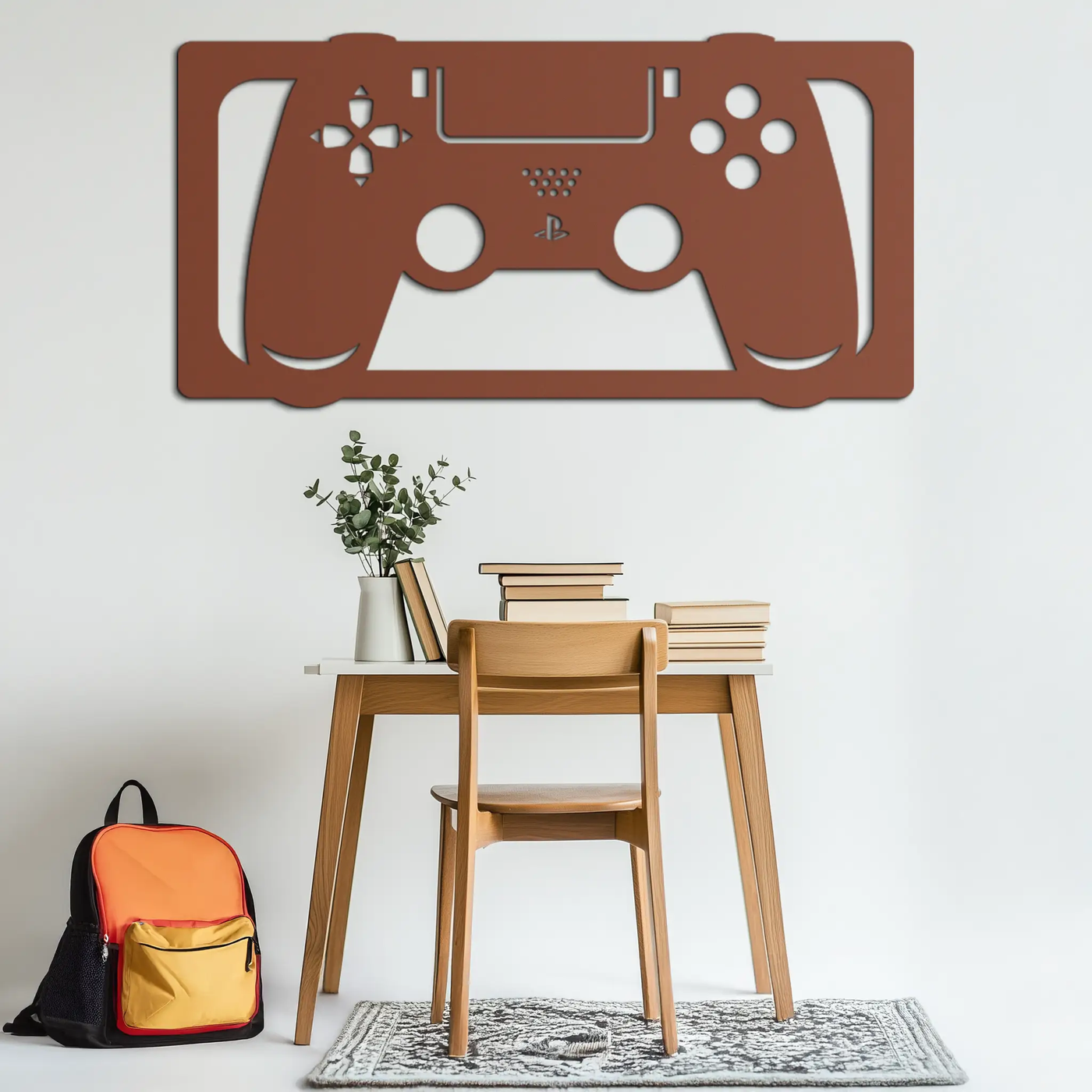 Gamer Controller Metal Wall Art - Modern Gaming Room Decor - KAF144 by Enova Art