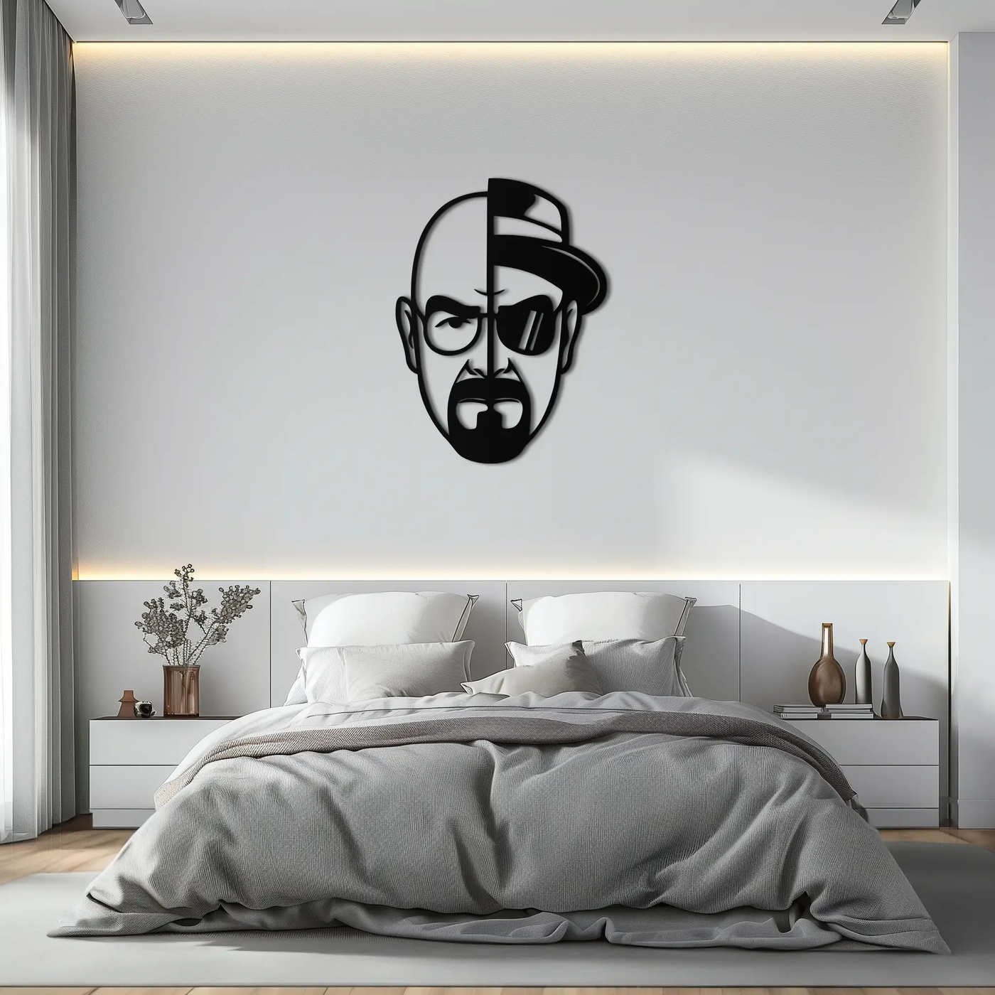 Walter White Metal Wall Art - Iconic TV Show Decor- KAF183 by Enova Art