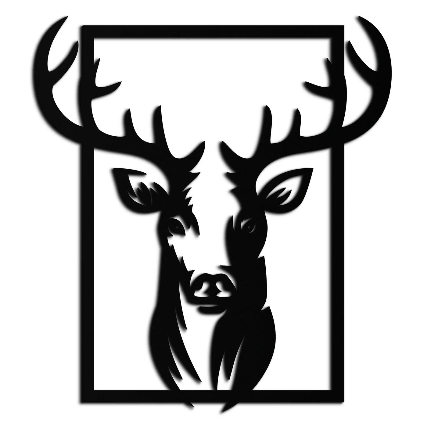 Majestic Deer Metal Wall Art - Nature-Inspired Minimalist Decor- KAF190 by Enova Art