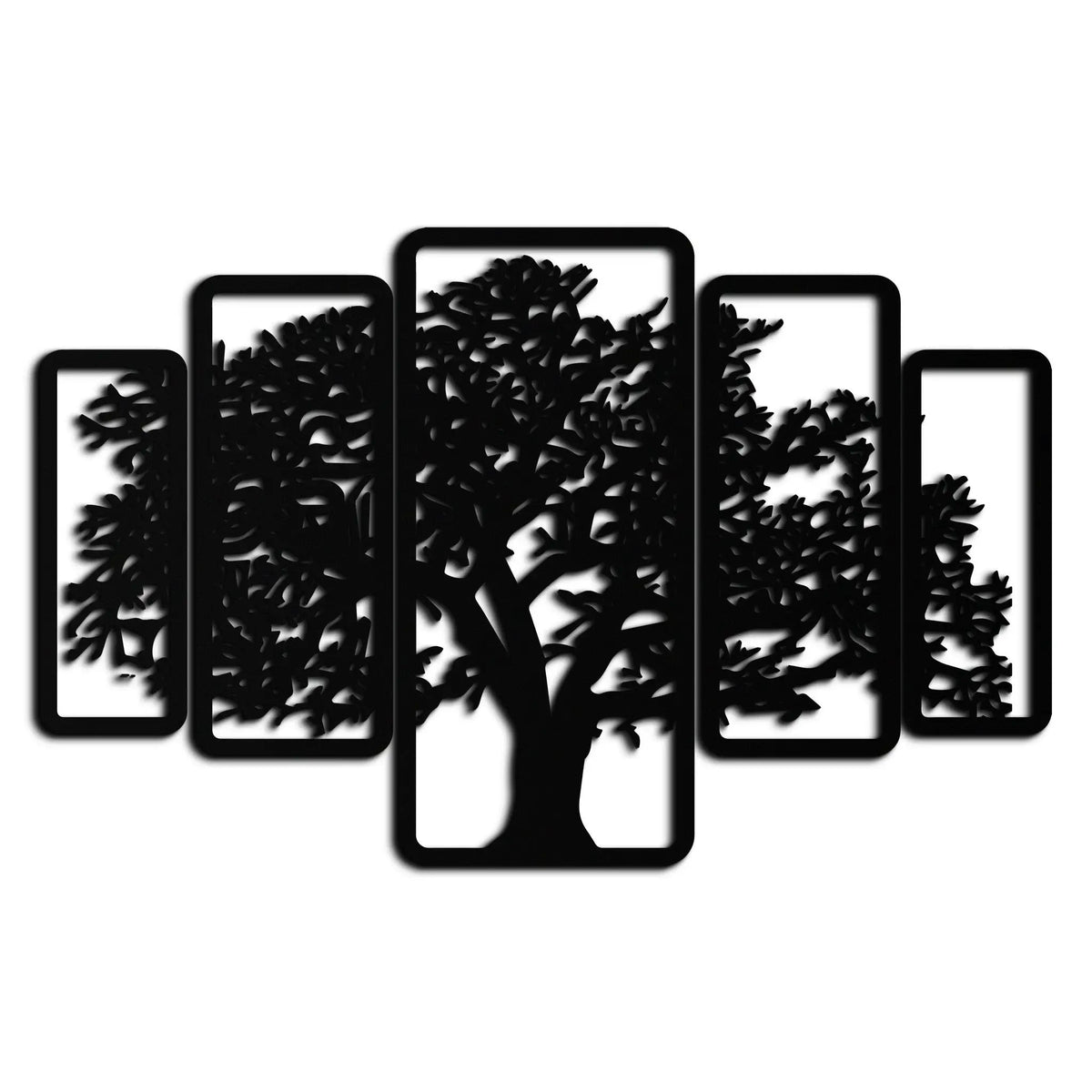 Multi-Panel Tree Metal Wall Art – Nature-Inspired Decor - KAF213 by Enova Art