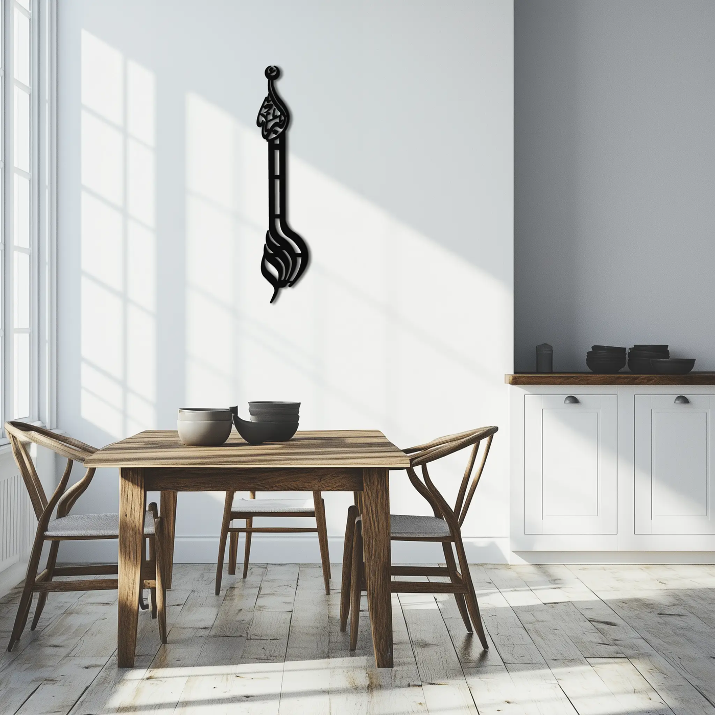 Allahu Akbar Metal Wall Art – Elegant Islamic Calligraphy Design - KAF242 by Enova Art