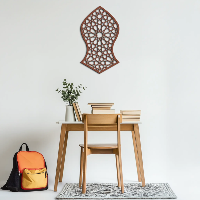 Seljuk Pattern Metal Wall Art – Timeless Geometric Elegance - KAF245 by Enova Art