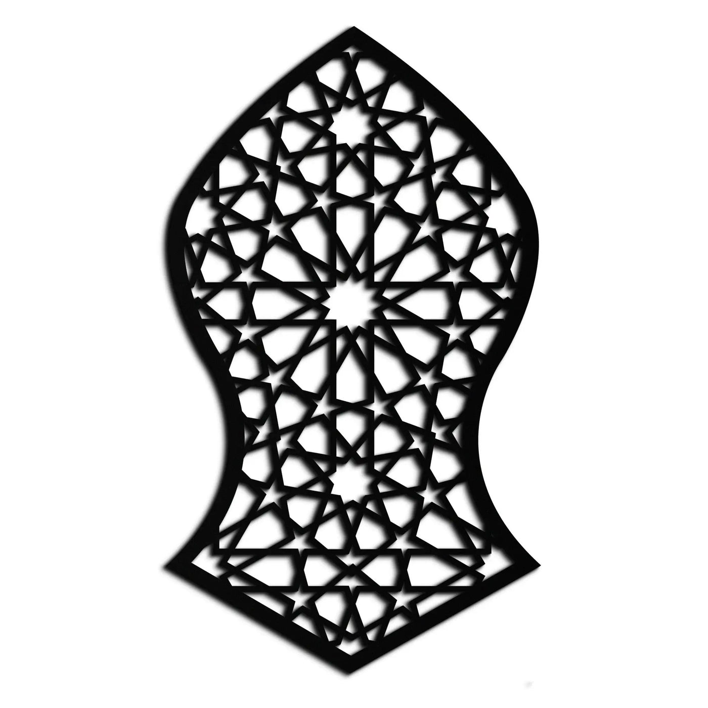 Seljuk Pattern Metal Wall Art – Timeless Geometric Elegance - KAF245 by Enova Art