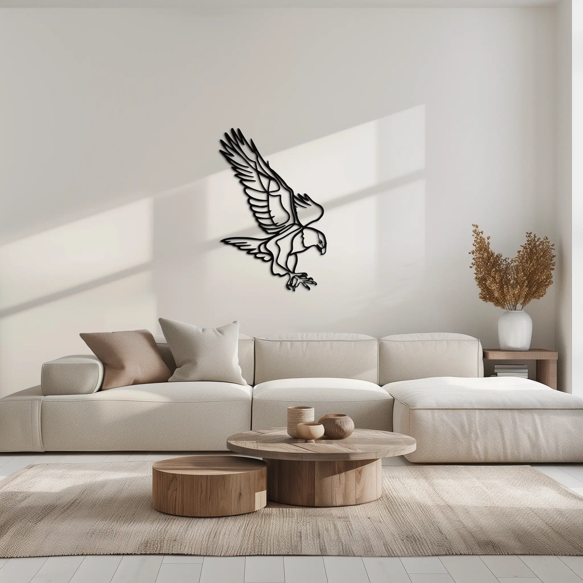 Eagle Metal Wall Art – Bold & Majestic Bird Decor - KAF271 by Enova Art