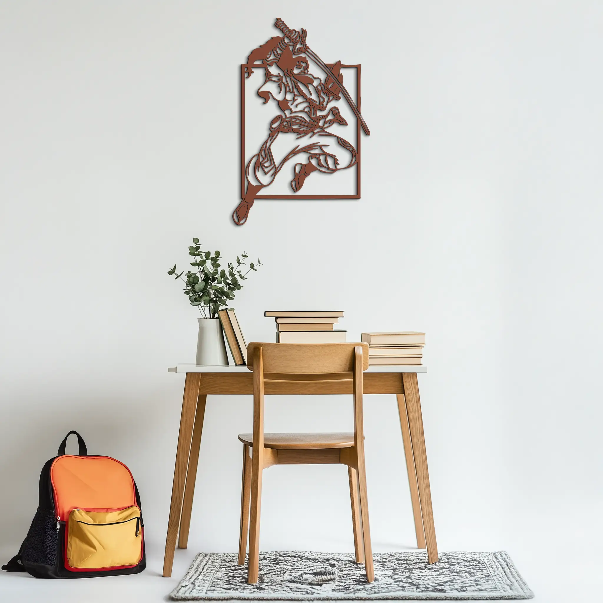 Yasuo Sword Silhouette Metal Wall Art - League of Legends-Inspired Steel Decor- KAF486 by Enova Art
