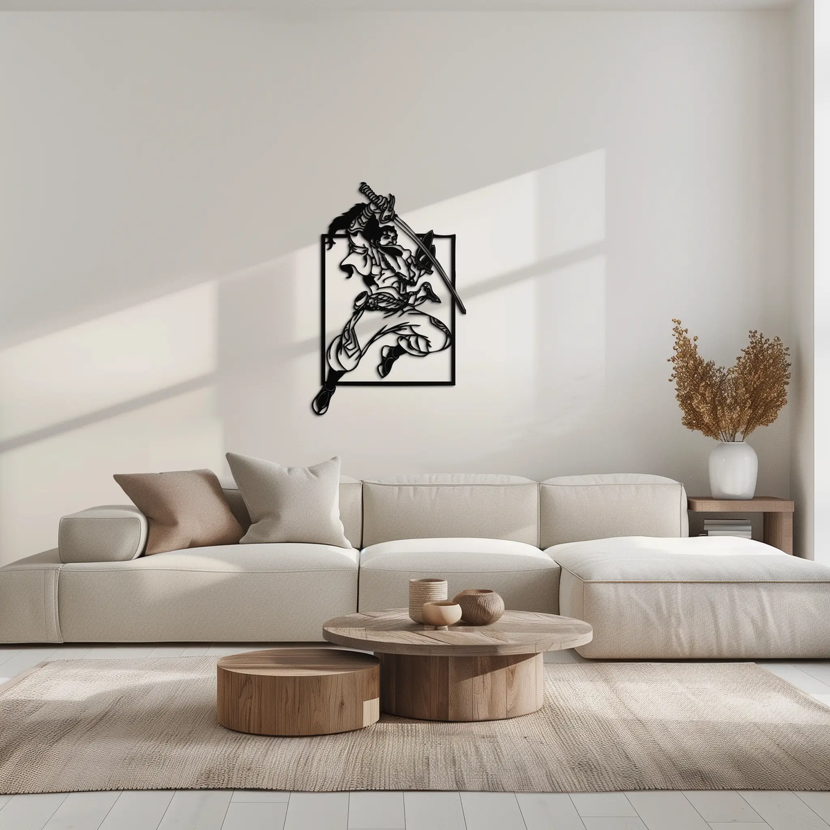 Yasuo Sword Silhouette Metal Wall Art - League of Legends-Inspired Steel Decor- KAF486 by Enova Art