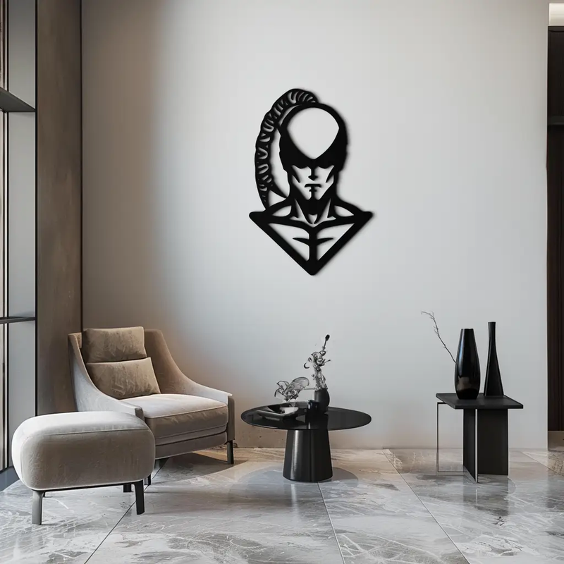 Lee Sin Wall Art - Minimalist Metal Design Inspired by League of Legends- KAF487 by Enova Art