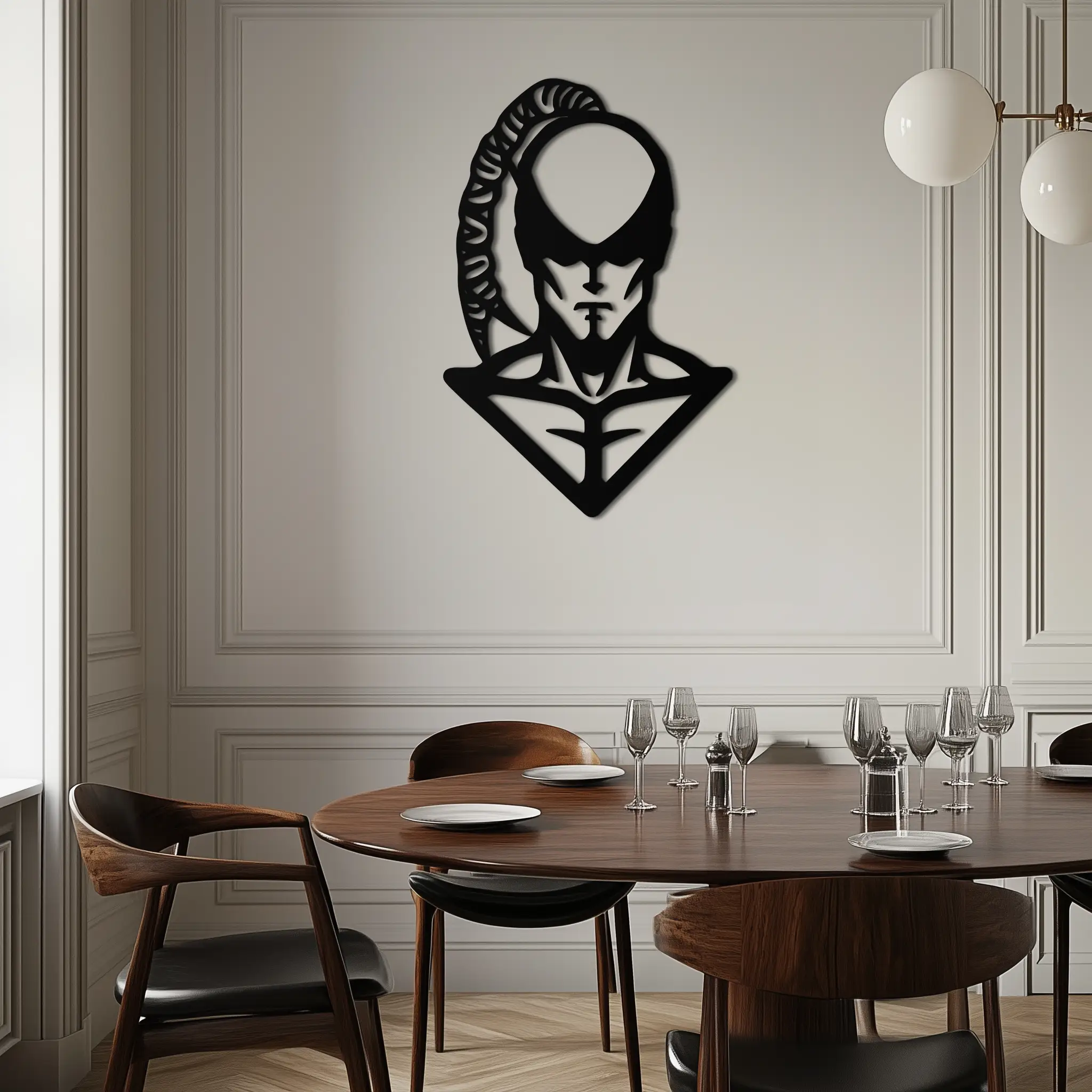 Lee Sin Wall Art - Minimalist Metal Design Inspired by League of Legends- KAF487 by Enova Art