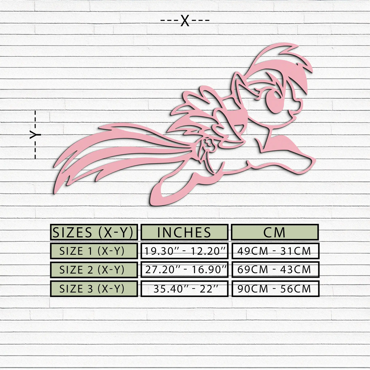 My Little Pony Flying Silhouette – Pink Metal Wall Art - KAFGP174 by Enova Art