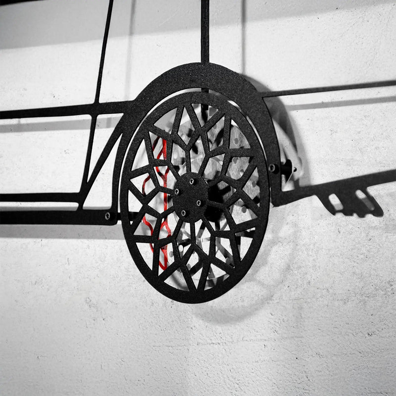 1979 Pontiac Trans Am Metal Wall Art – Spinning Wheel Edition-KAFMEKA001 by Enova Art