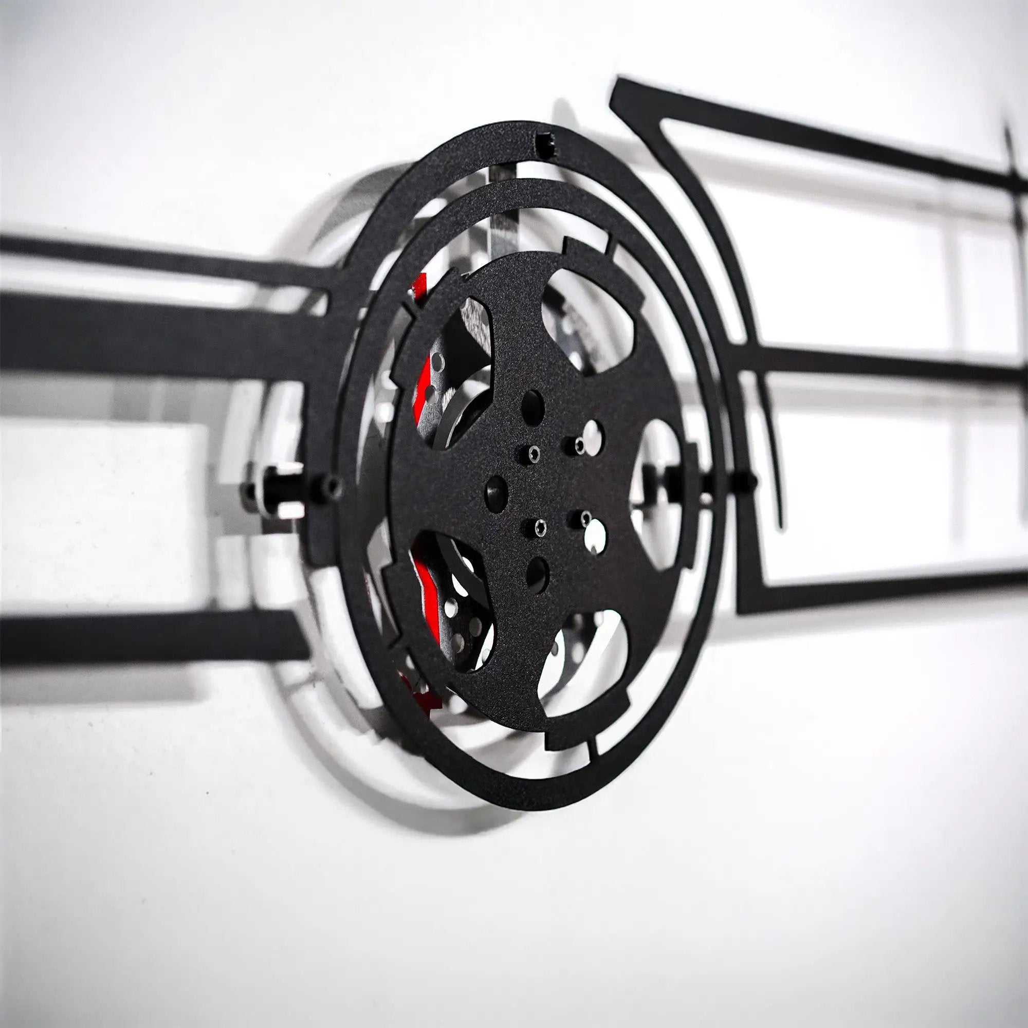 BMW E34 M5 Wall Art – Classic Steel Silhouette with Spinning Wheels-KAFMEKA014 by Enova Art
