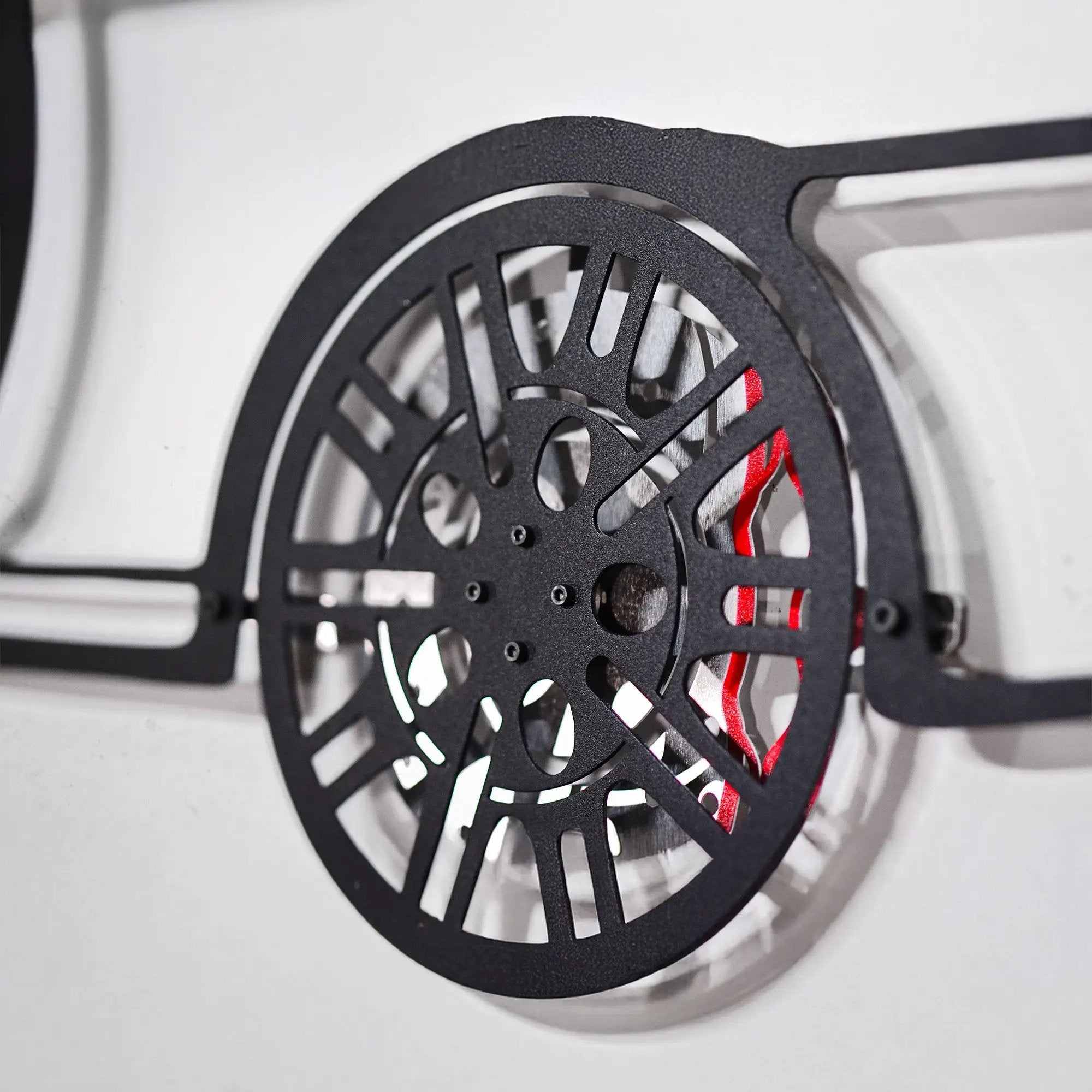 BMW E46 M3 Wall Art – Steel Silhouette with Spinning Wheels-KAFMEKA016 by Enova Art