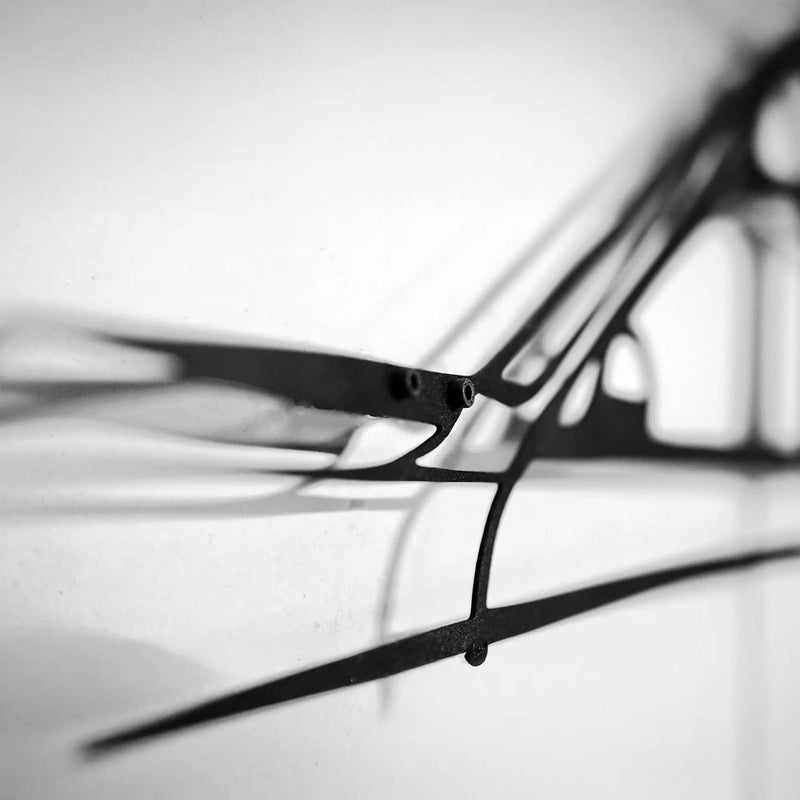 BMW M3 Wall Art – F80 Steel Silhouette with Spinning Wheels-KAFMEKA017 by Enova Art