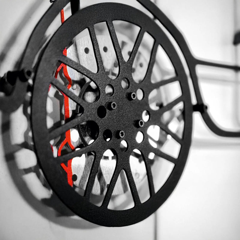 Chevrolet Impala Wall Art – Classic Steel Silhouette with Spinning Wheels-KAFMEKA019 by Enova Art