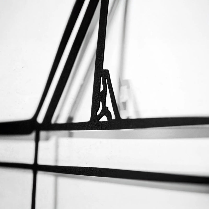 1972 Ford Bronco Wall Art – Classic 4x4 Steel Silhouette with Spinning Wheels-KAFMEKA026 by Enova Art