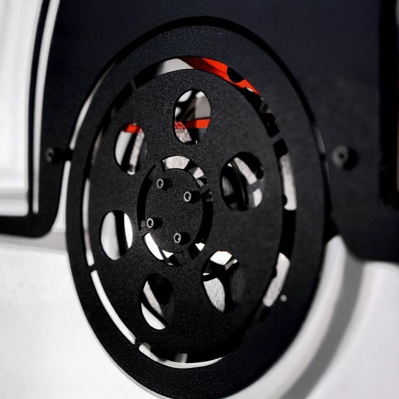 1972 Ford Bronco Wall Art – Classic 4x4 Steel Silhouette with Spinning Wheels-KAFMEKA026 by Enova Art