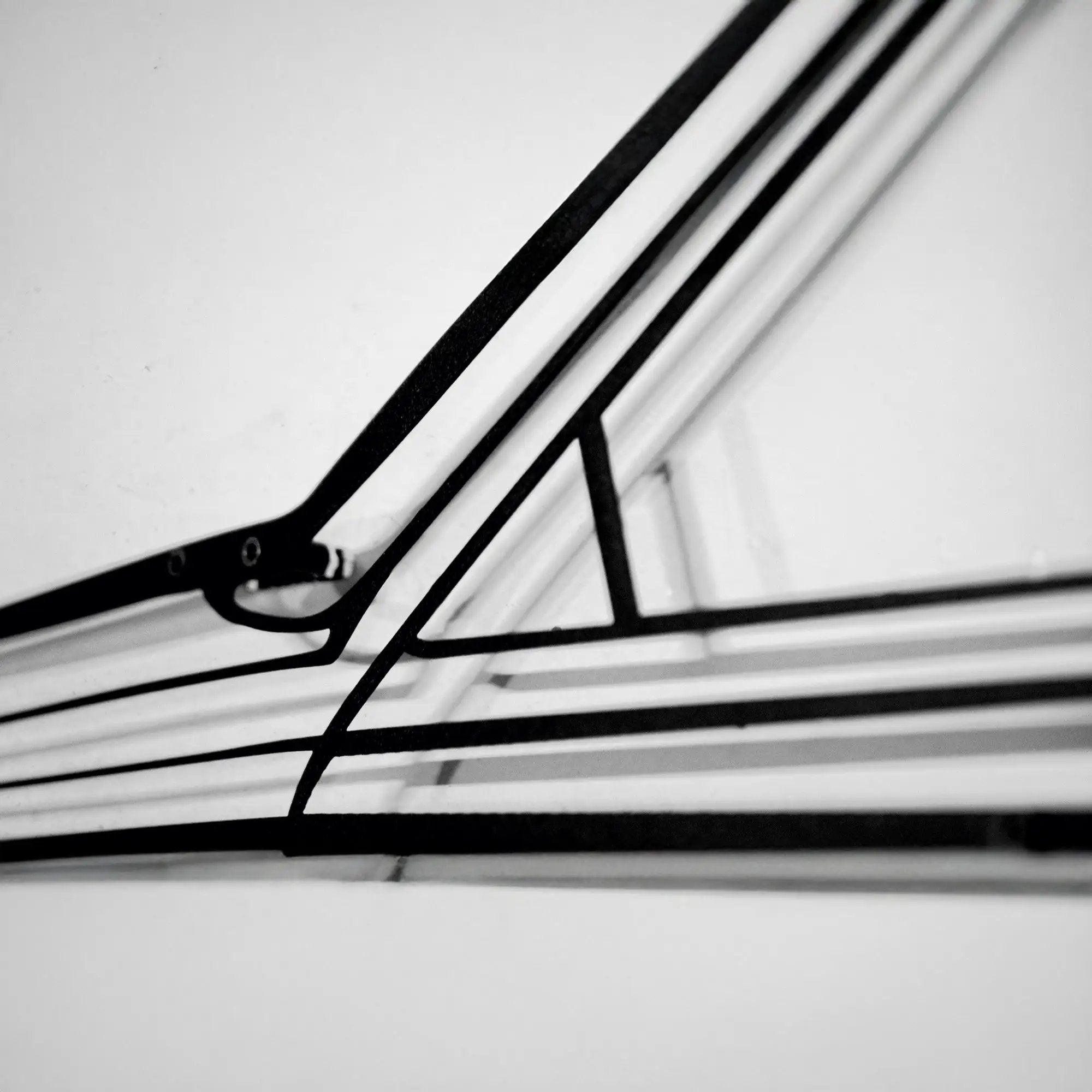 1990 Mercedes-Benz 500 SEC Wall Art – Steel Silhouette with Spinning Wheels-KAFMEKA032 by Enova Art