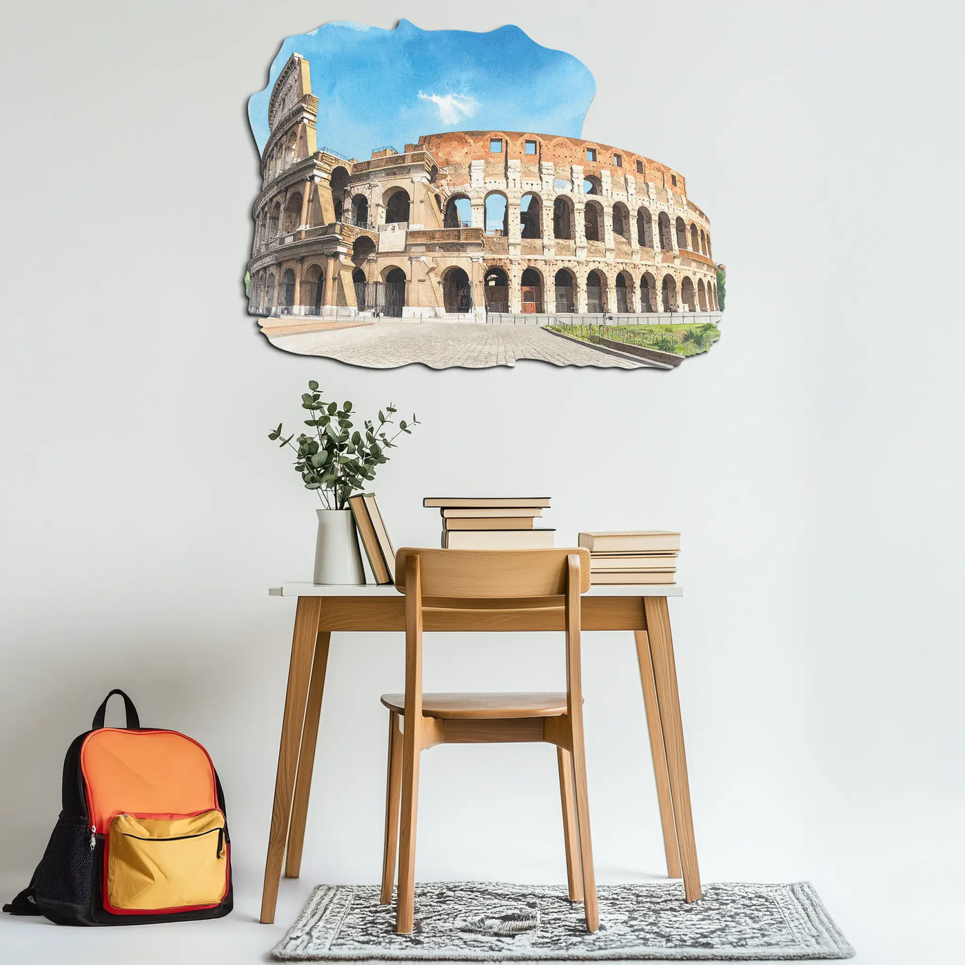 Colosseum Metal Wall Art – Ancient Rome Landmark Decor-KAFUVM023 by Enova Art