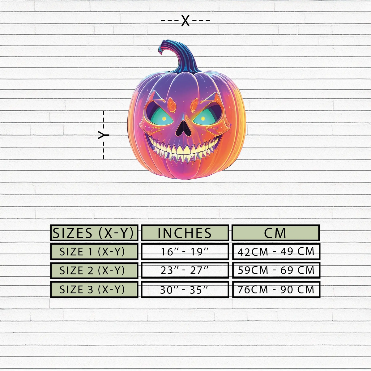 Pumpkin Metal Wall Art – Halloween Jack-o'-Lantern Decor-KAFUVM027 by Enova Art