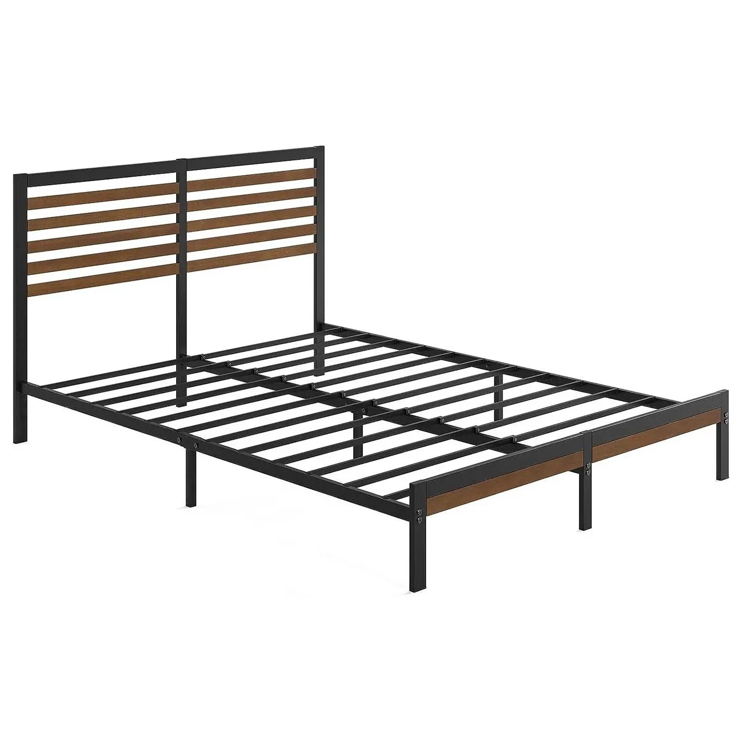 King Size Eco Friendly Bamboo Metal Platform Bed Frame by HomePacific