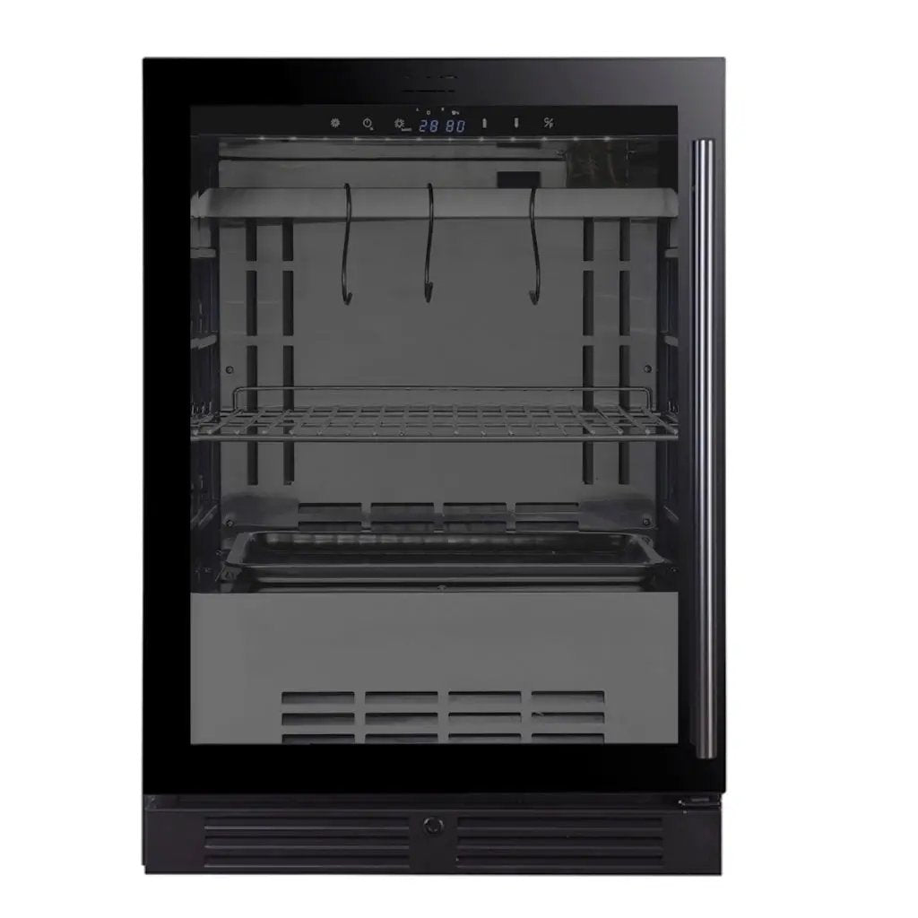 24″ Glass‑Door Meat Aging Fridge by KingsBottle.com