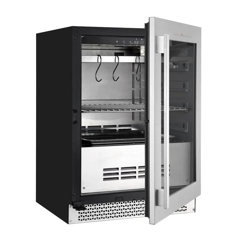 24″ Glass‑Door Meat Aging Fridge by KingsBottle.com
