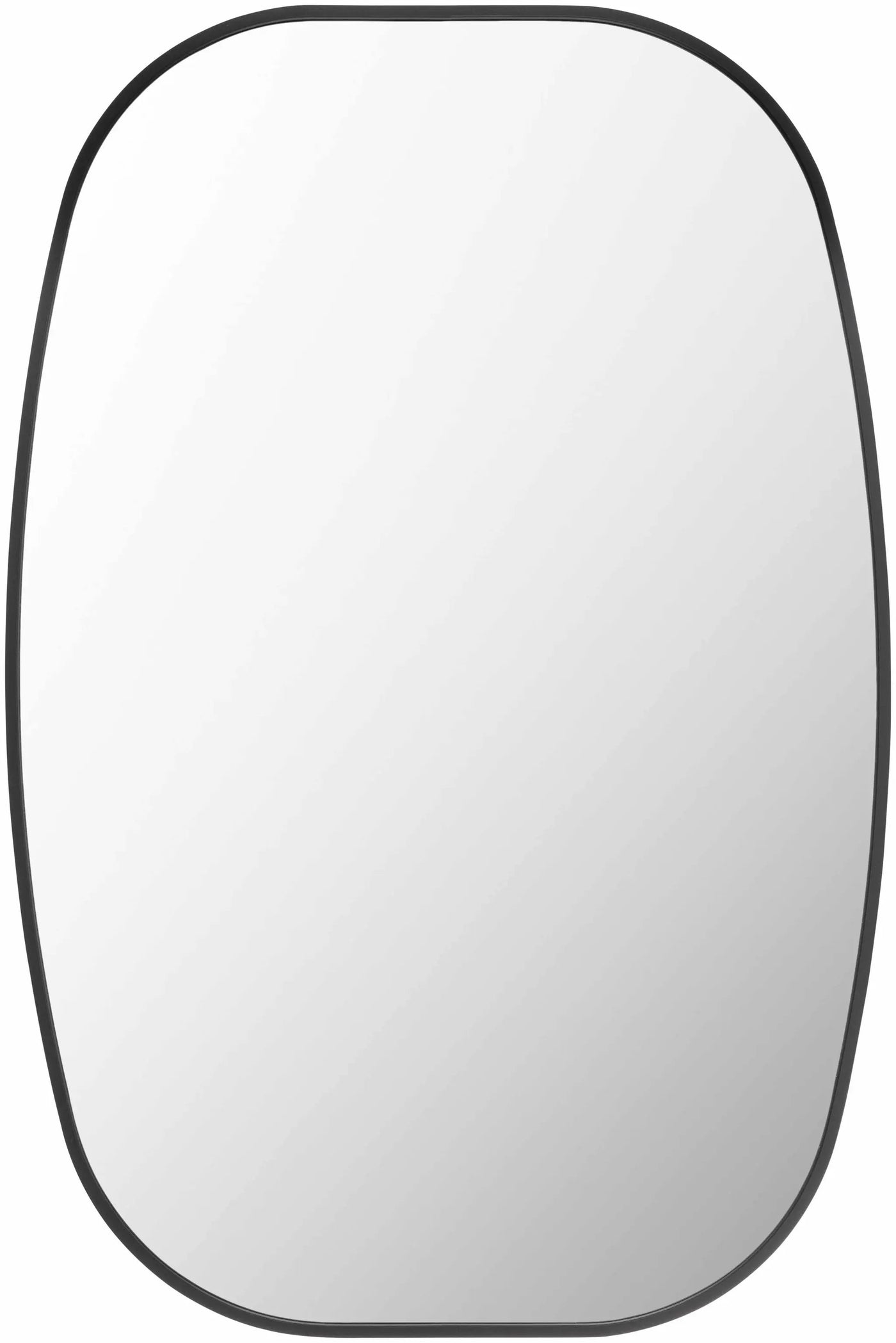 Kopparberg Black Gold Frame Round Mirror by Boutique Rugs