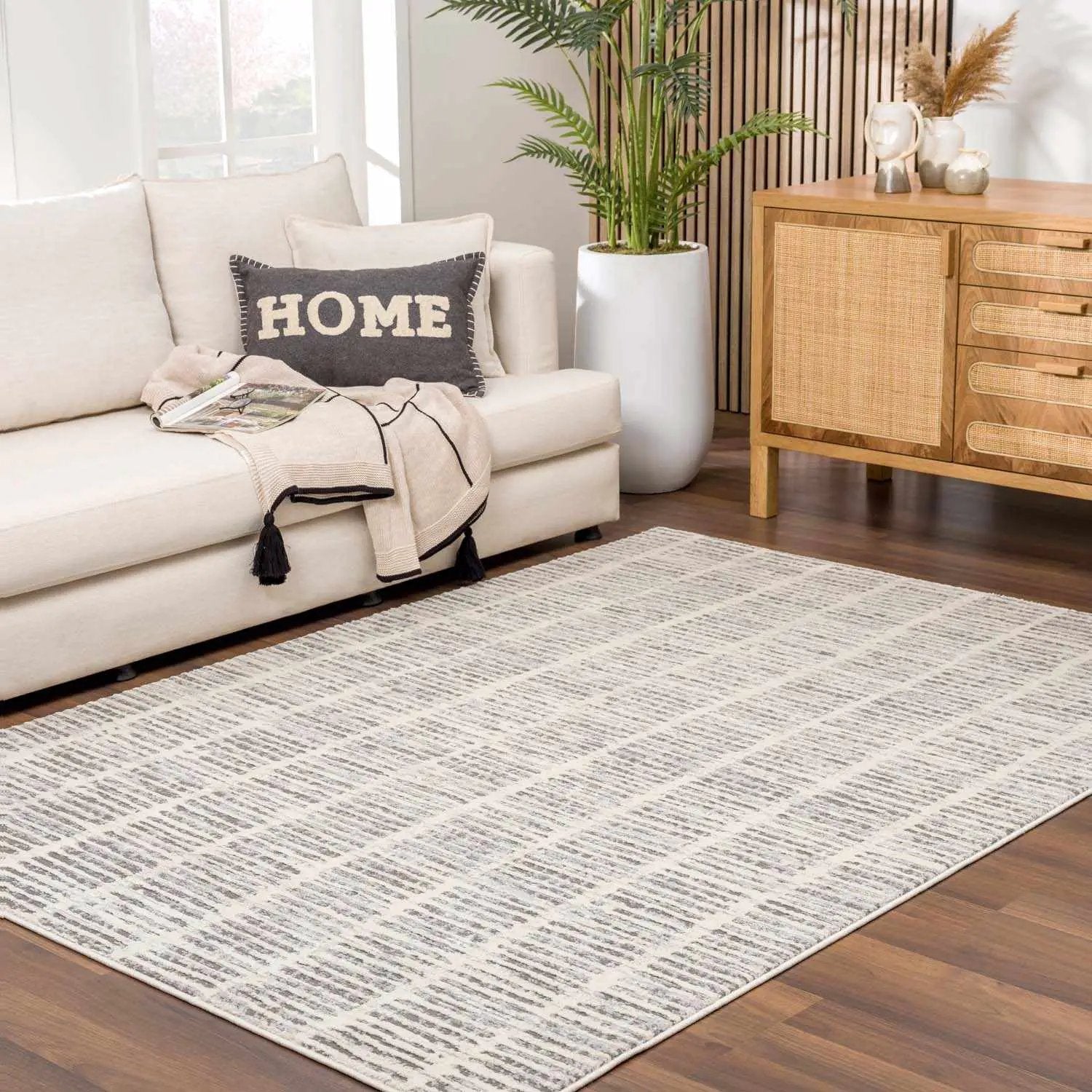 Aricin Gray Area Rug by Boutique Rugs