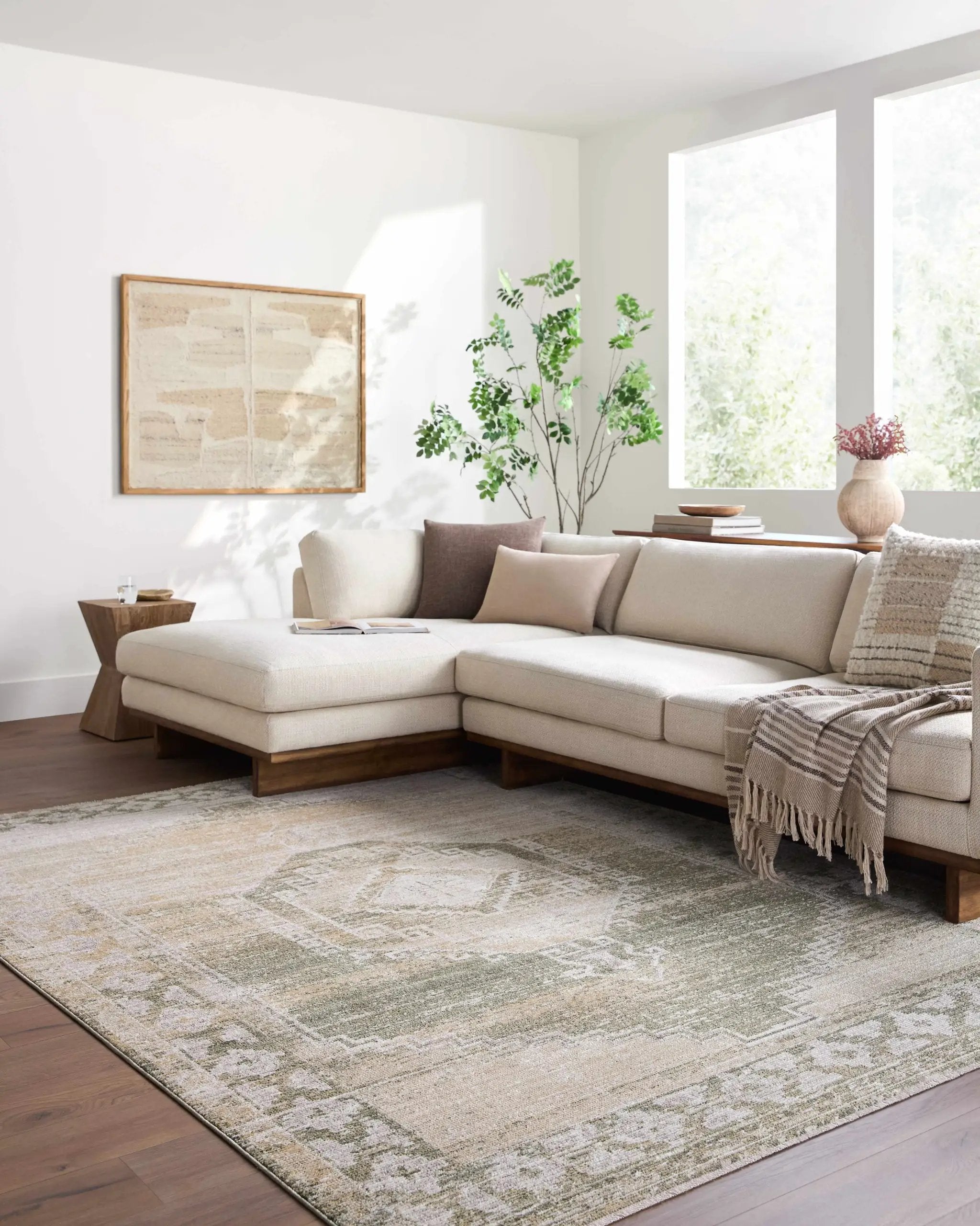 Kailey Tan Area Rug by Boutique Rugs