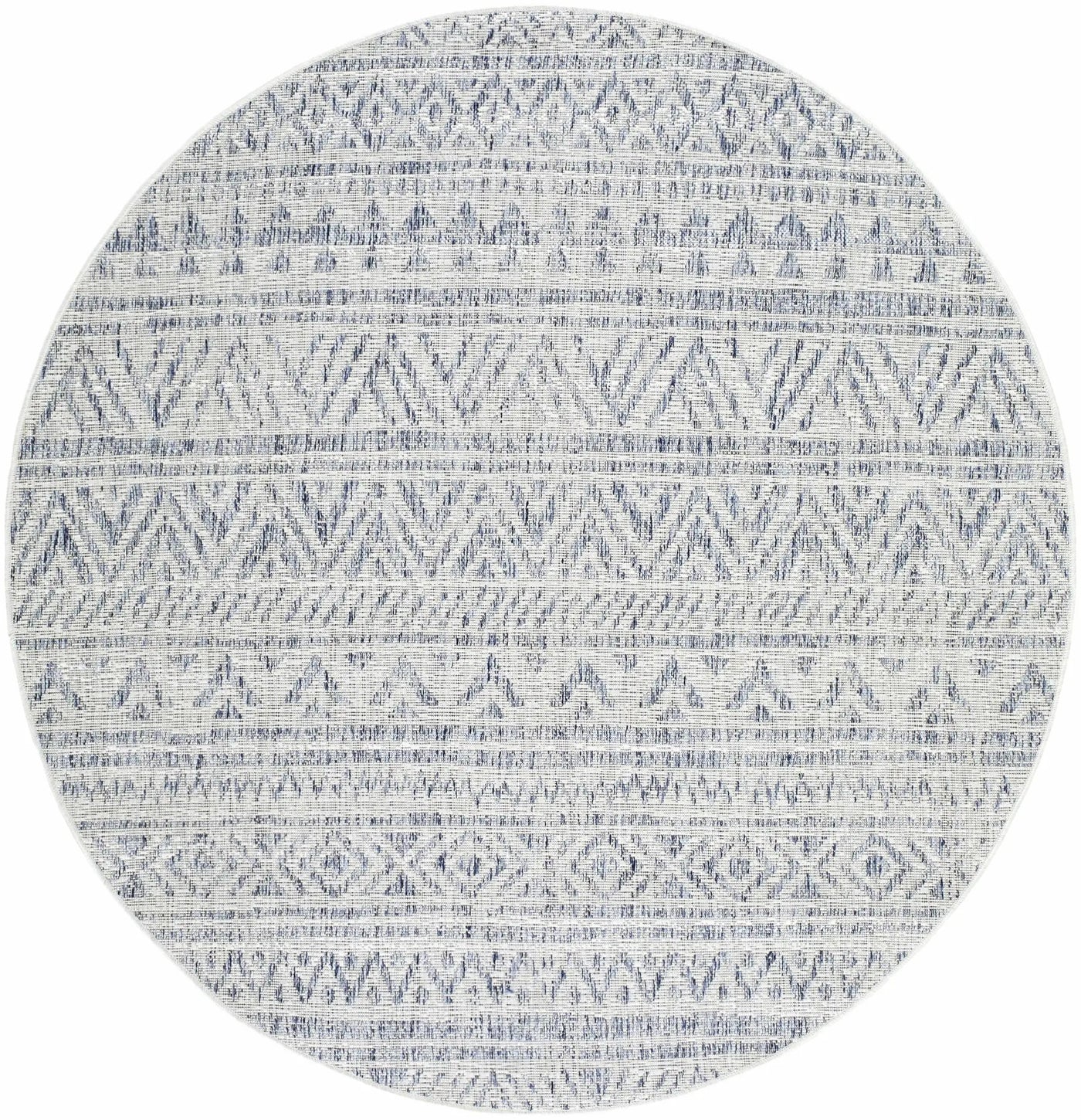 Novato Gray All Over Pattern Performance Outdoor Rug - Clearance by Boutique Rugs