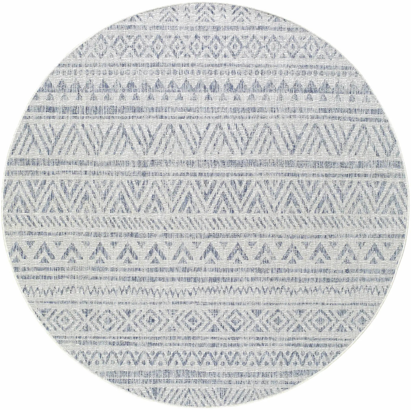 Novato Gray All Over Pattern Performance Outdoor Rug - Clearance by Boutique Rugs