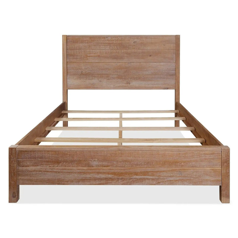 FarmHome Rustic Solid Pine Platform Bed in King Size by HomePacific