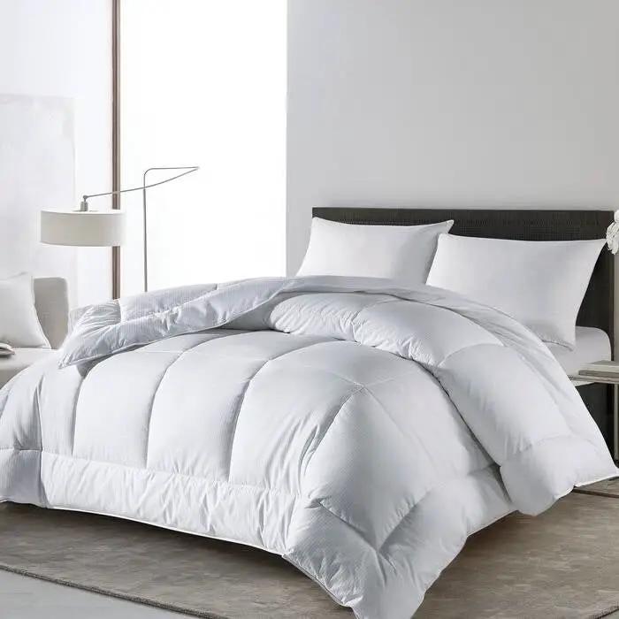 King Size All Seasons Soft White Polyester Down Alternative Comforter by HomePacific