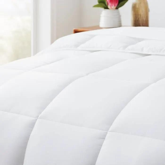 King Size Cozy All Seasons Plush White Polyester Down Alternative Comforter by HomePacific