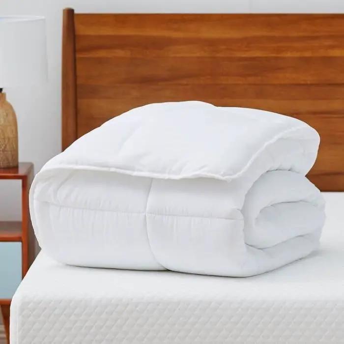 King Size Cozy All Seasons Plush White Polyester Down Alternative Comforter by HomePacific