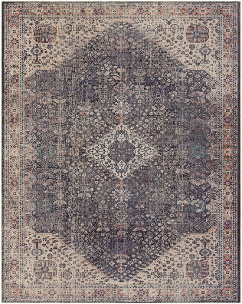 Kittrell Vintage Flat Pile Washable Rug - Clearance by Boutique Rugs