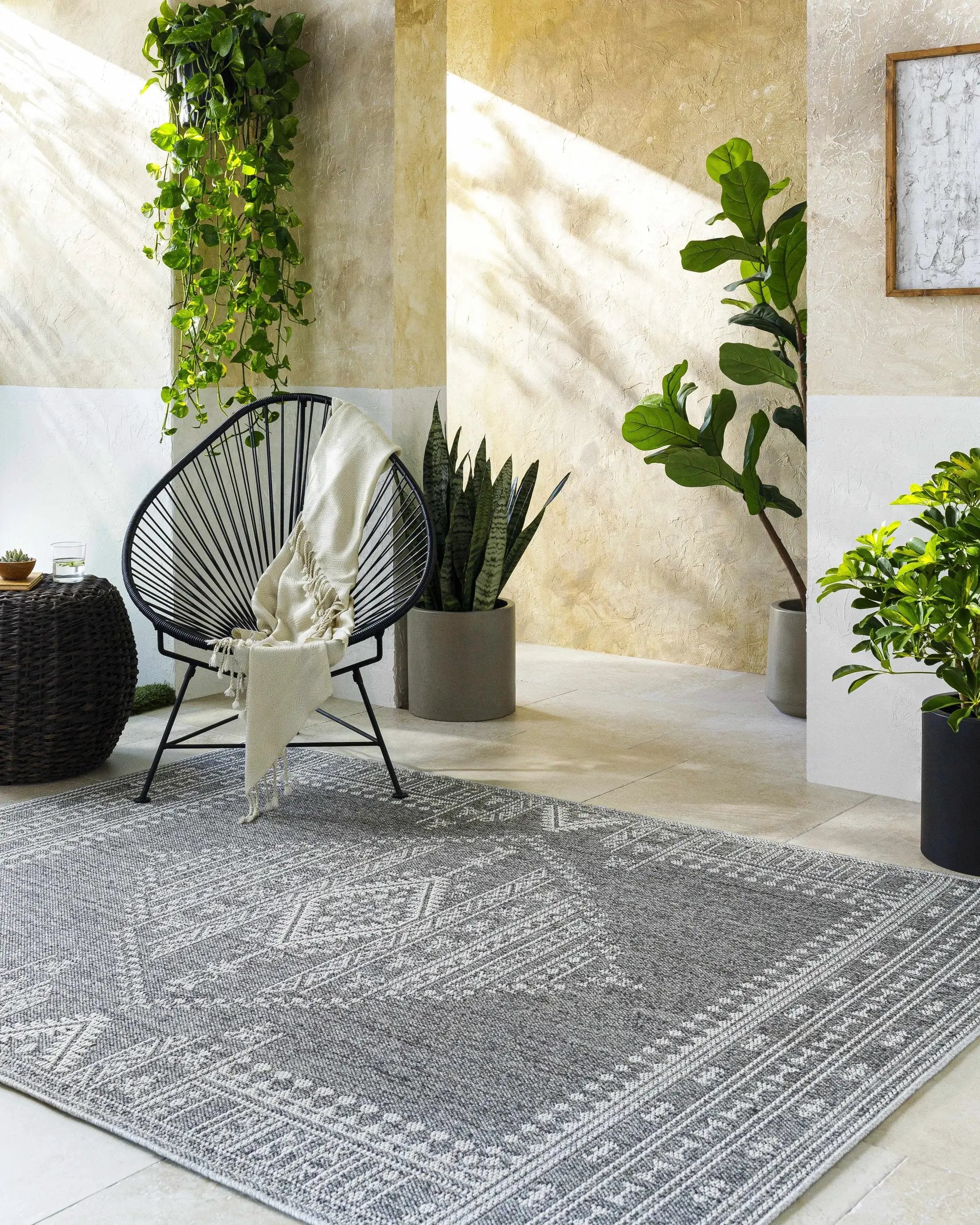 Asuman Outdoor Area Rug - Clearance by Boutique Rugs
