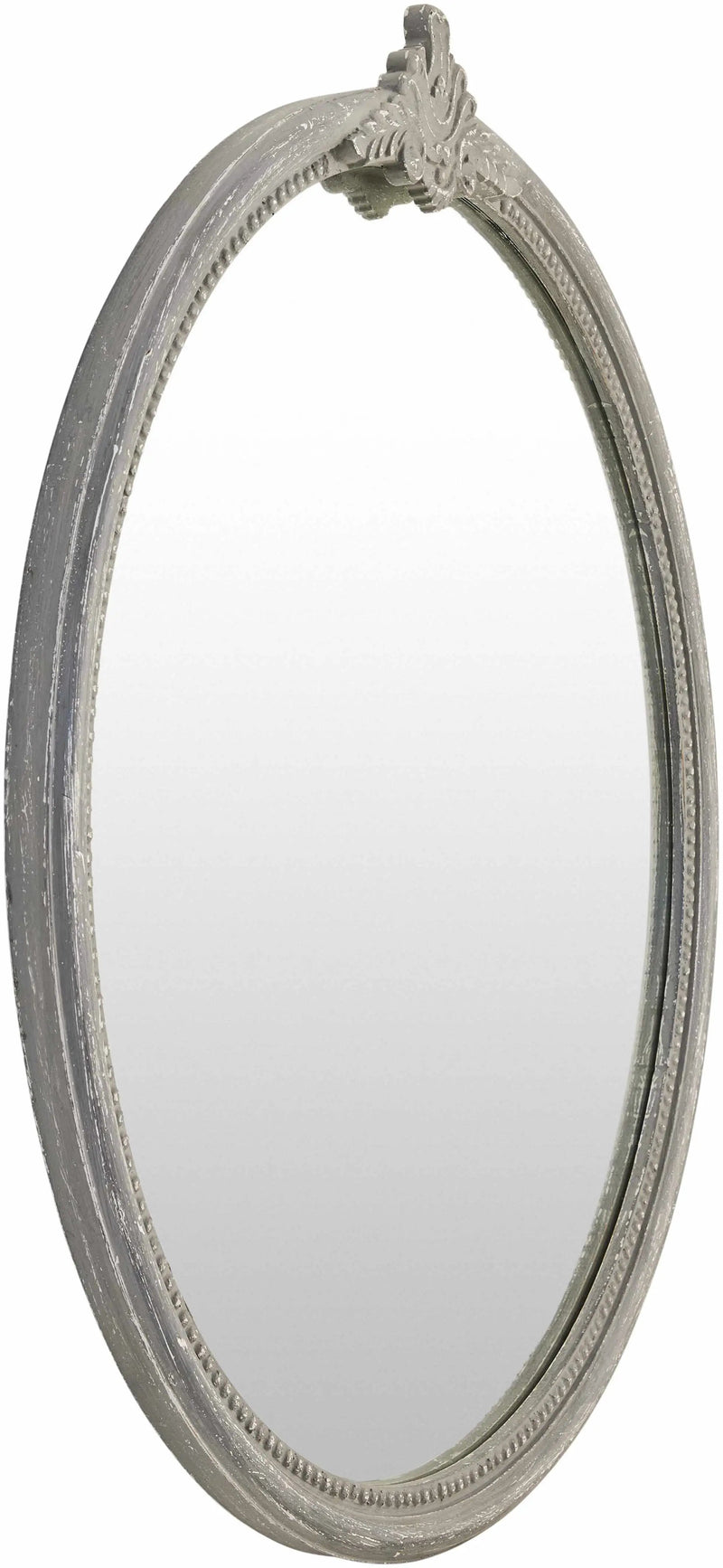 Kandersteg Gray Accent Mirror by Boutique Rugs
