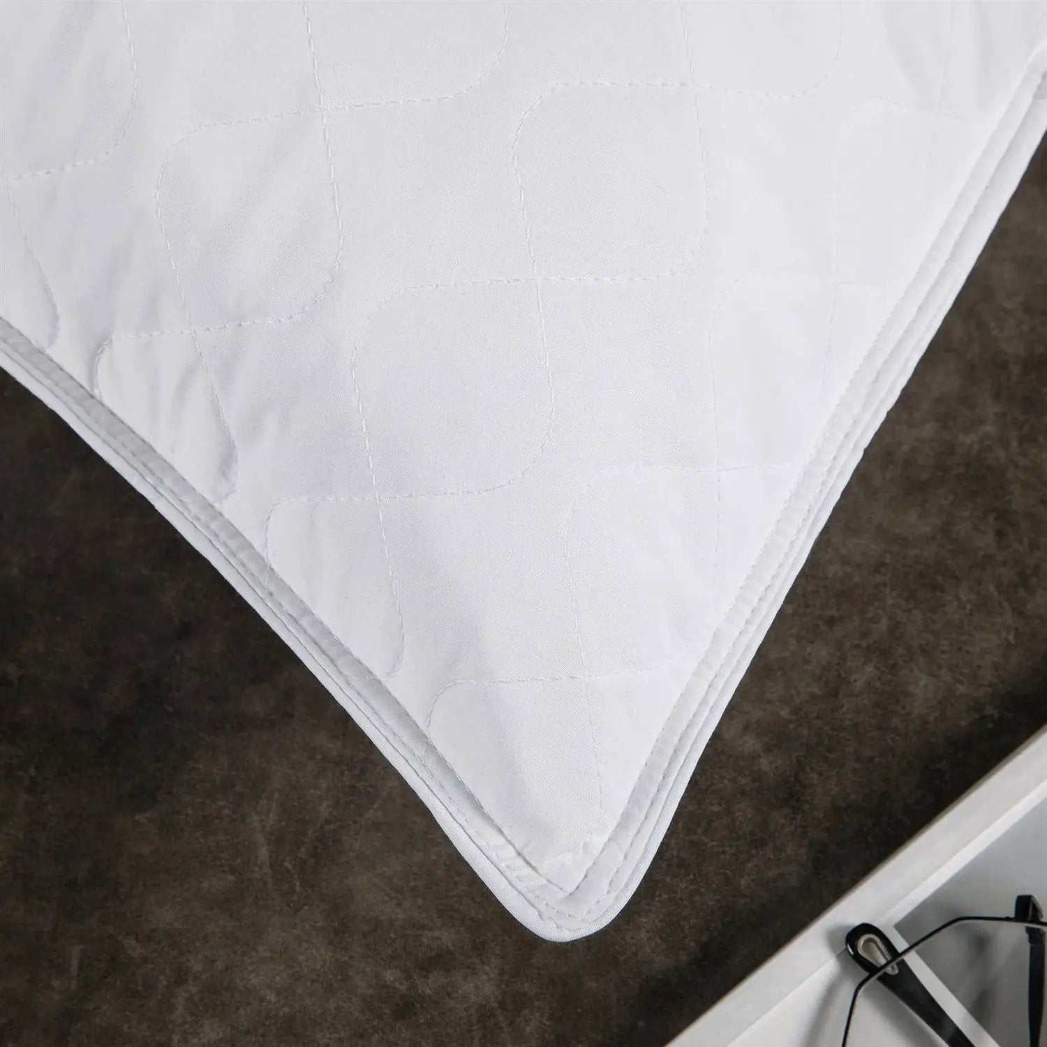 Set of 2 Machine Washable Down Feather Blend Pillow in King size by HomePacific