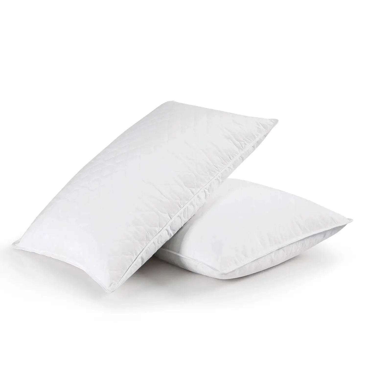 Set of 2 Machine Washable Down Feather Blend Pillow in King size by HomePacific