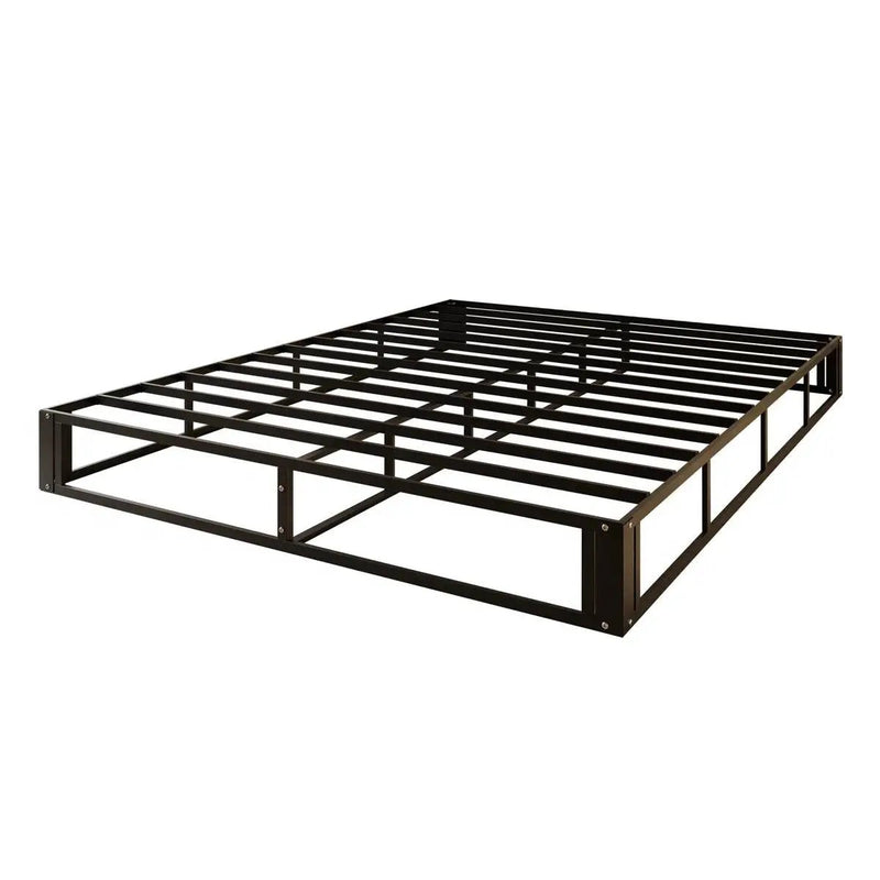 King size 7.8-inch Metal Frame Box-Spring Foundation for Mattress with Cover by HomePacific