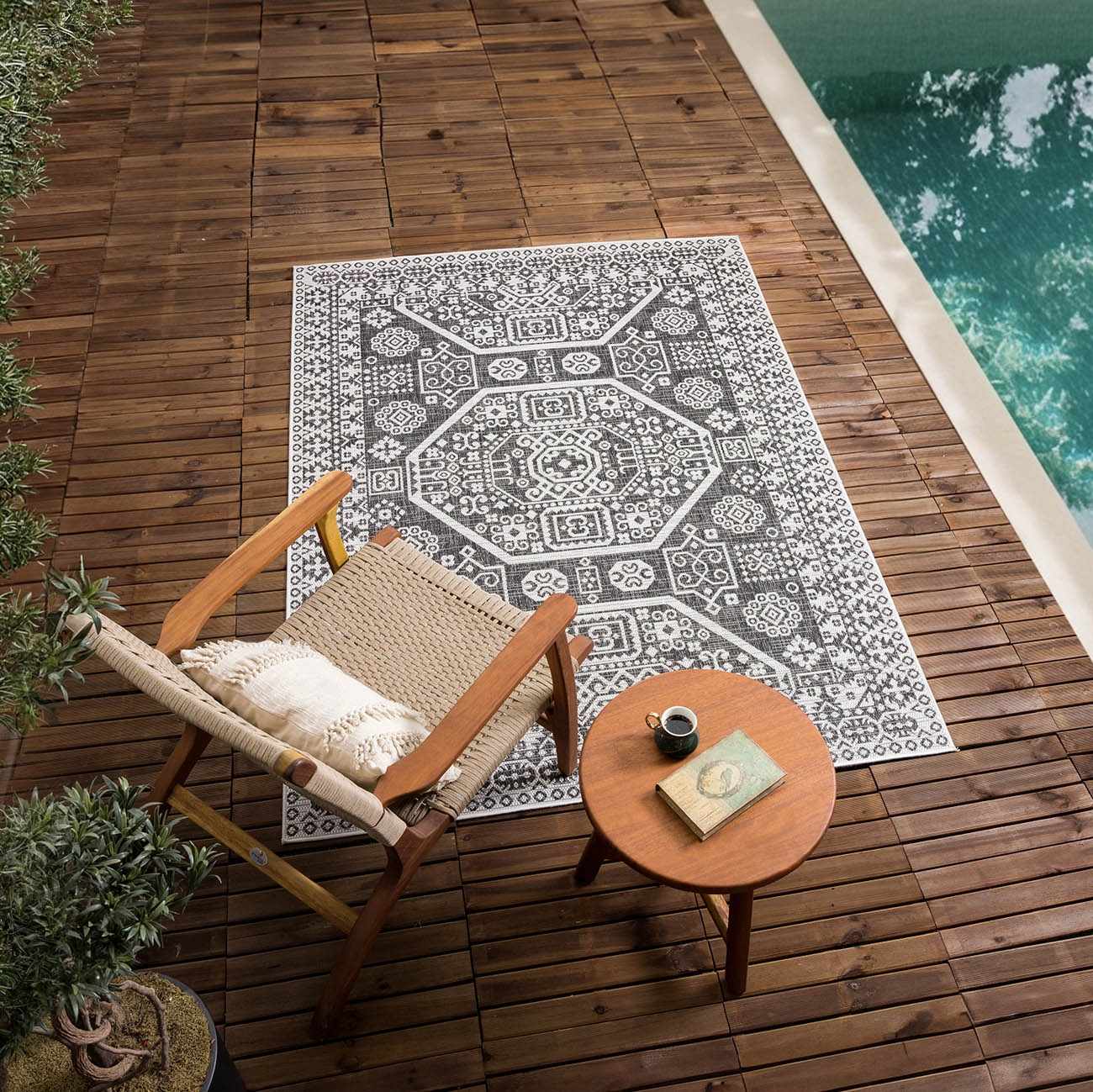 Kingscliff Nordic Outdoor Rug - Clearance by Boutique Rugs