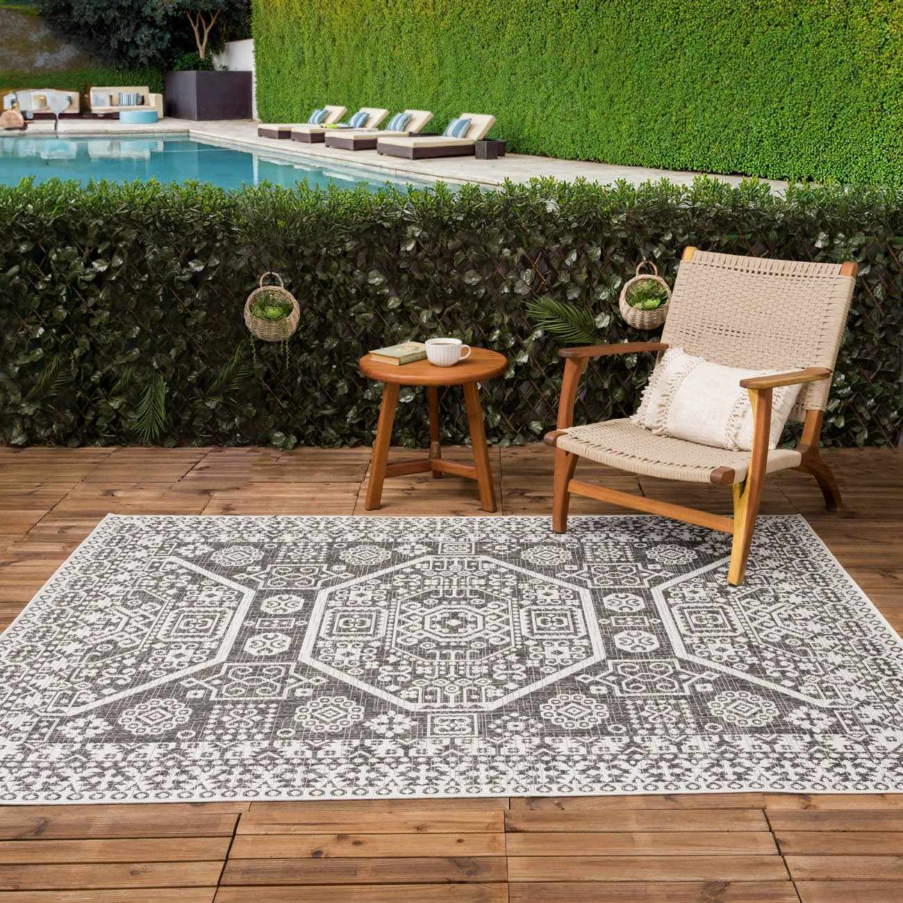 Kingscliff Nordic Outdoor Rug - Clearance by Boutique Rugs