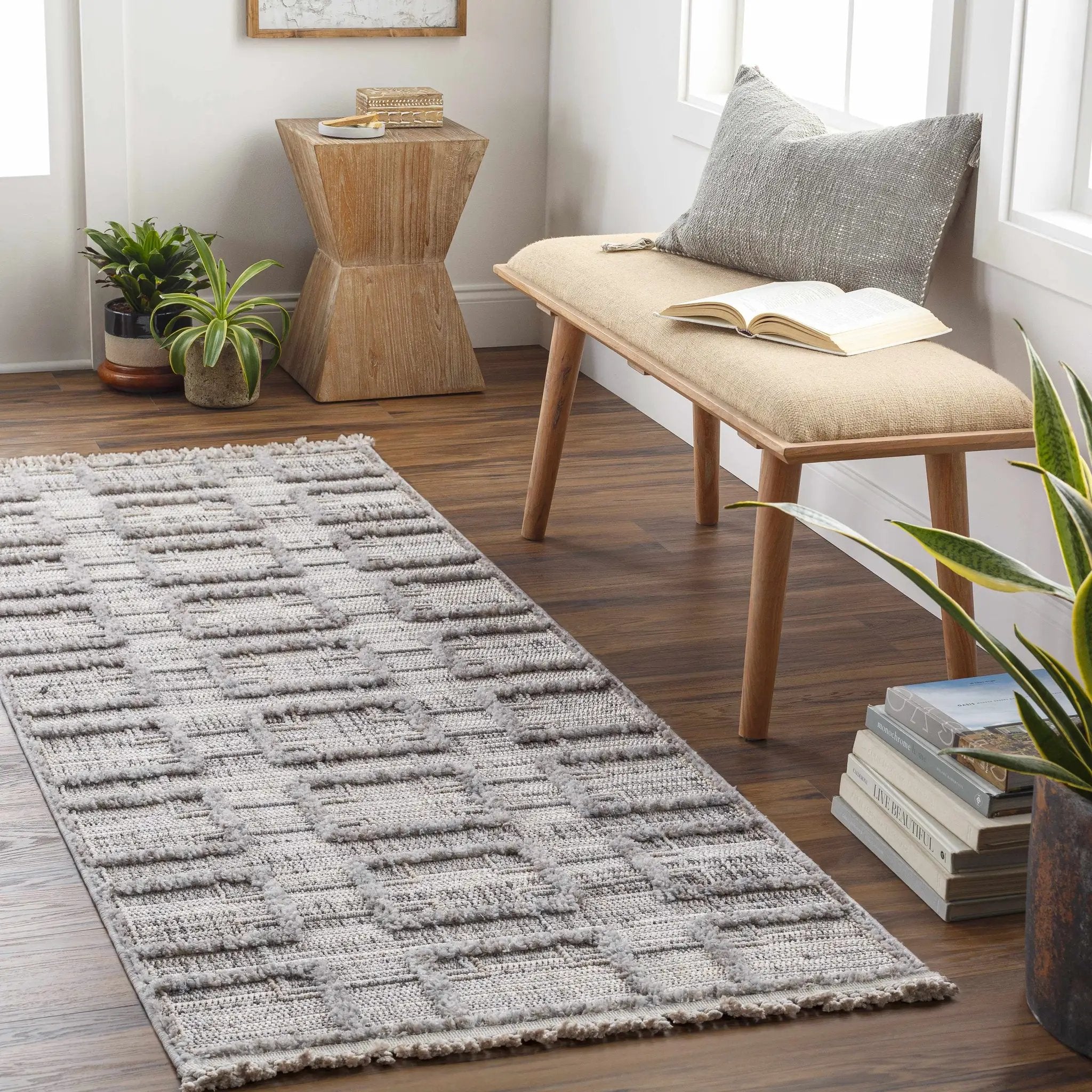 Knocklyon High-Low Rustic Rug by Boutique Rugs