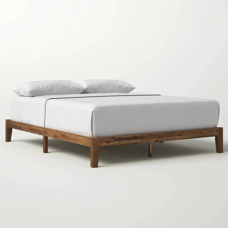 King Simple Modern Solid Wood Platform Bed Frame - 700 lb. Weight Capacity by HomePacific