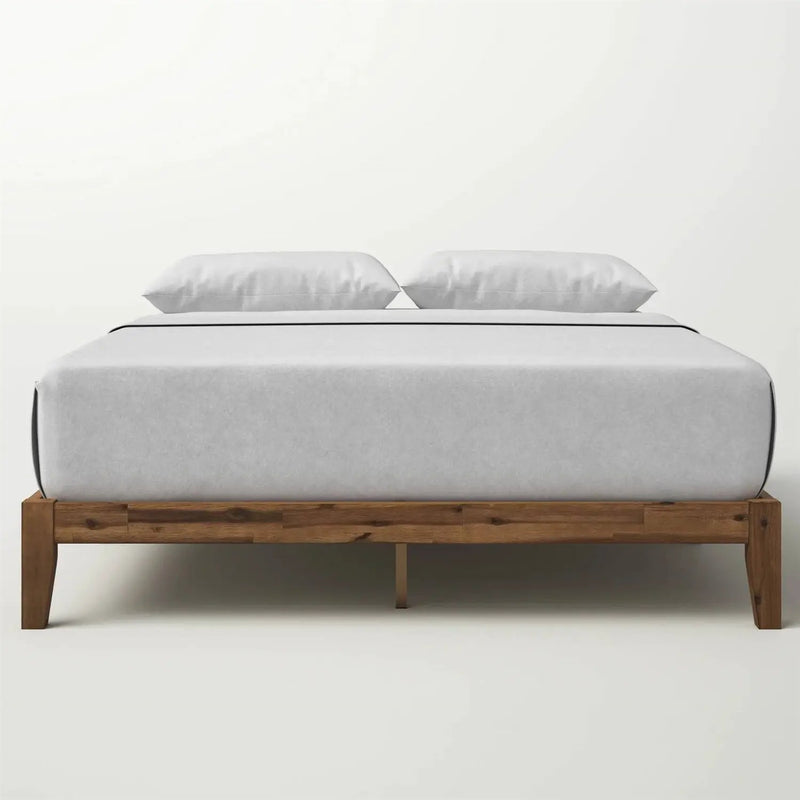 King Simple Modern Solid Wood Platform Bed Frame - 700 lb. Weight Capacity by HomePacific