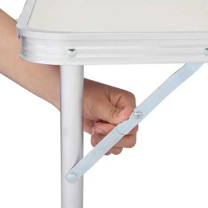Multipurpose Indoor/Outdoor Lightweight Folding Table with Carry Handle by HomePacific